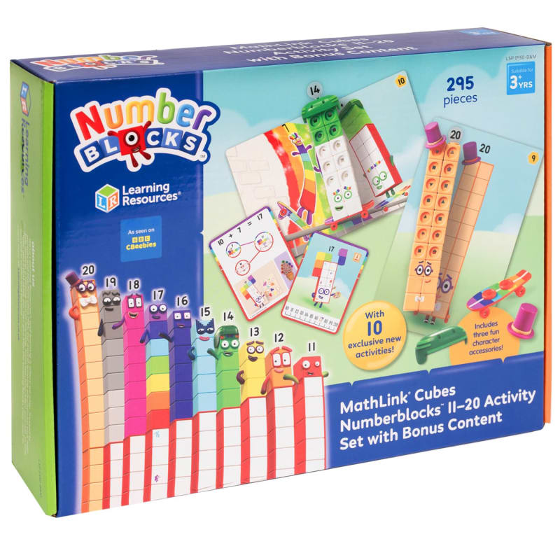 Numberblocks Mathlink Cubes 11-20 Activity Set | Educational Toys | B&M