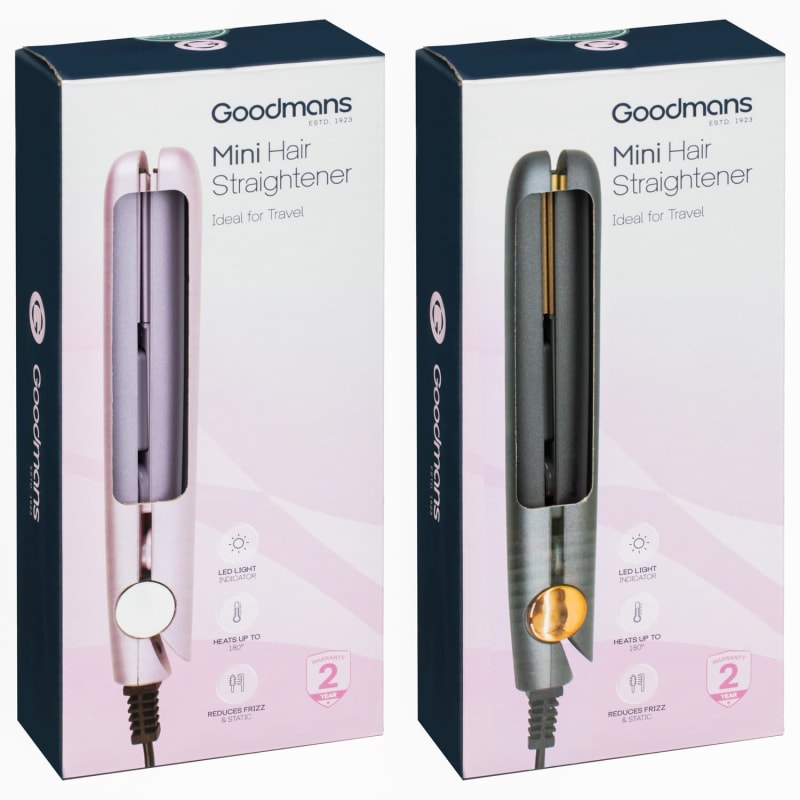 Pencil Hair Straightener, 2-in-1 Ini Hair Straightener, Travel-Size - View #9