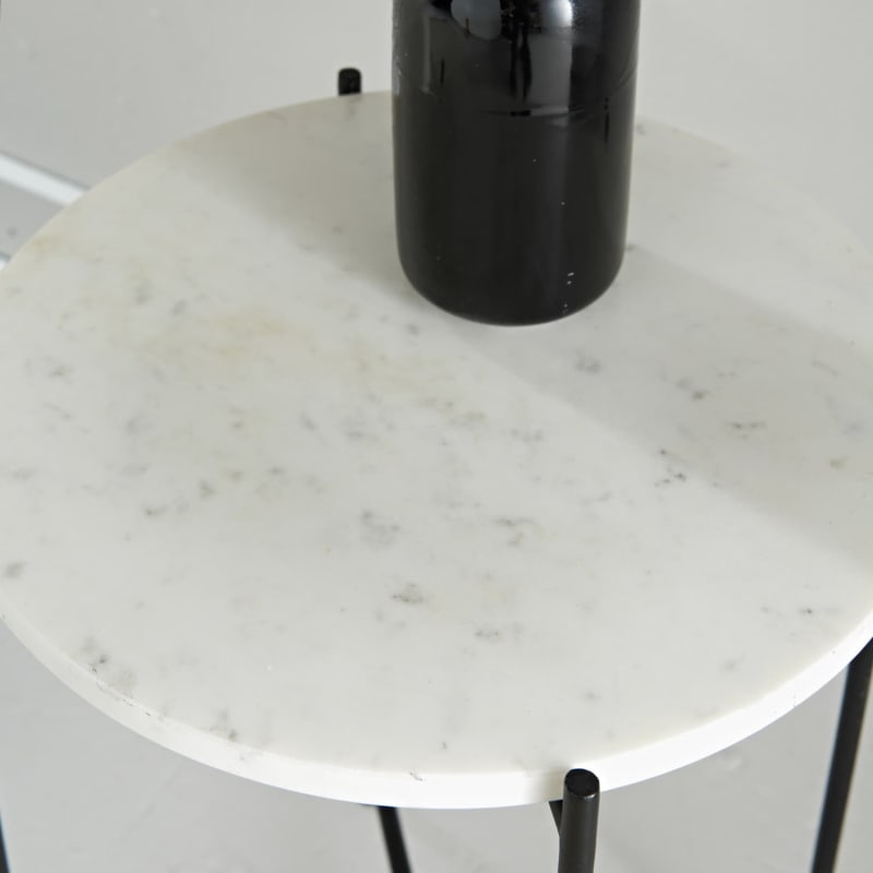 Solid Marble Side Table White Marble Side Tables B&M