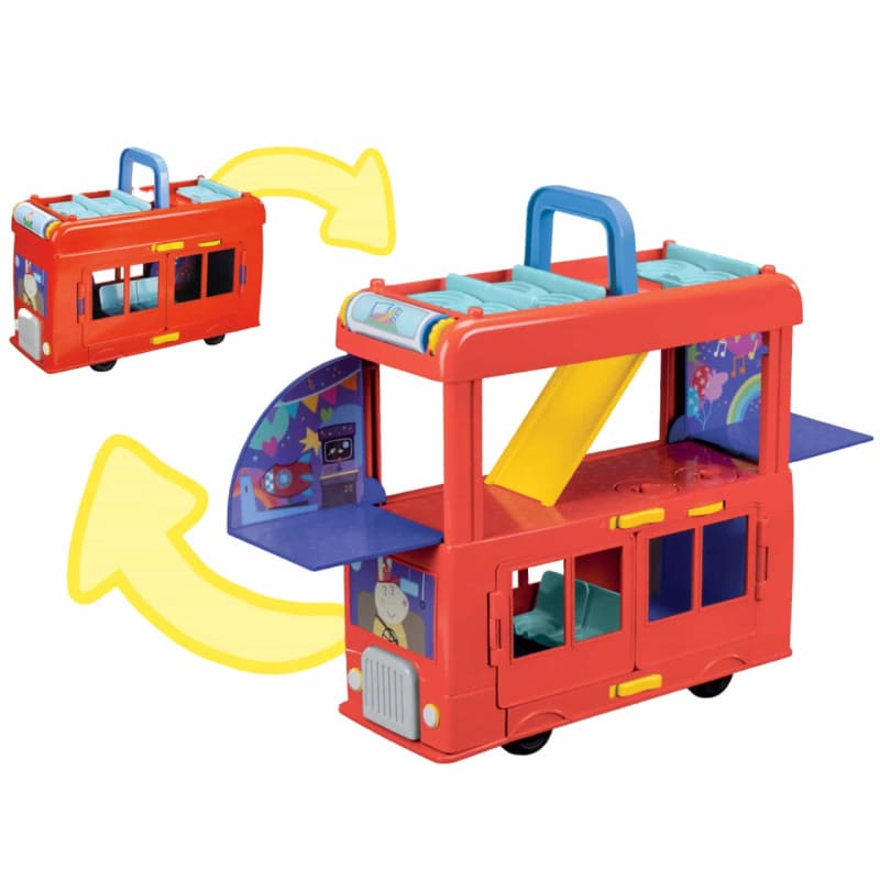 Peppa Pig Party Bus Action Figures & Playsets B&M