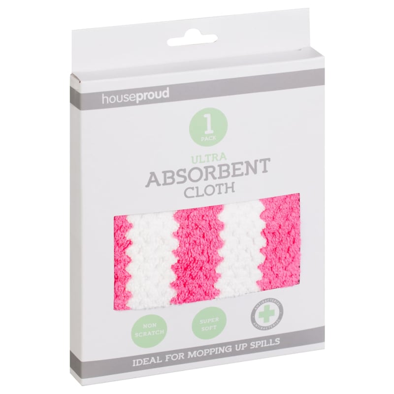 Houseproud Ultra Absorbent Cloth - Pink