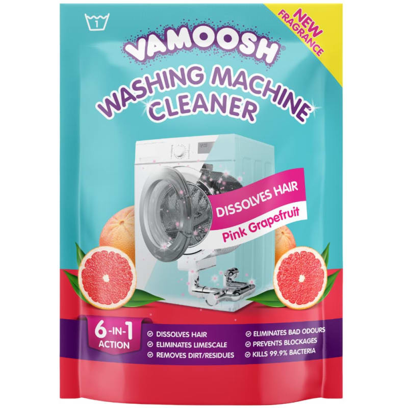 Vamoosh 6in1 Washing Machine Cleaner 175g Household Cleaners B&M