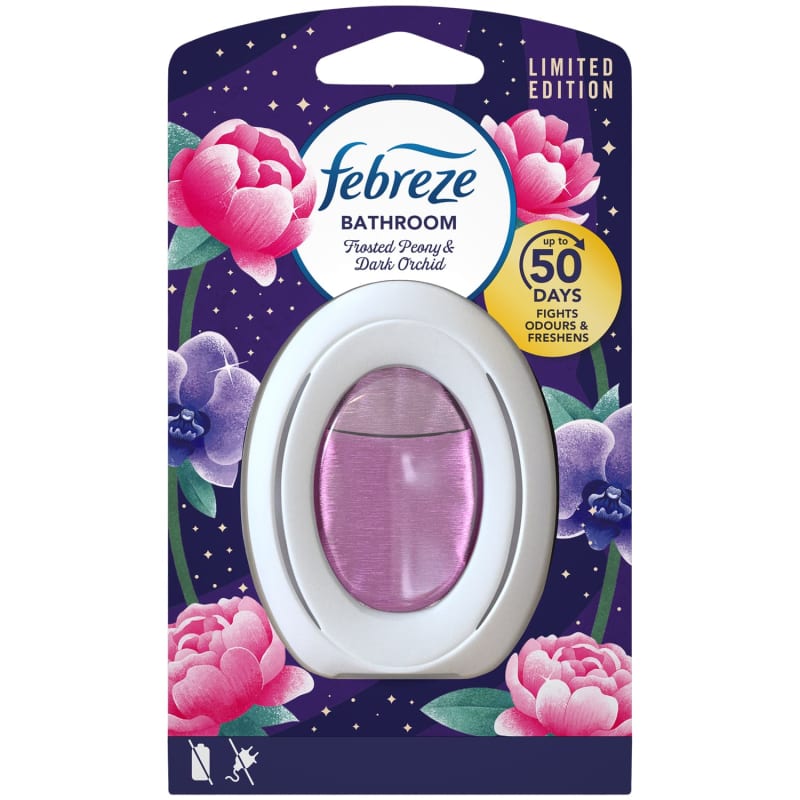 Febreze Bathroom Air Freshener Frosted Peony & Dark Orchid Air