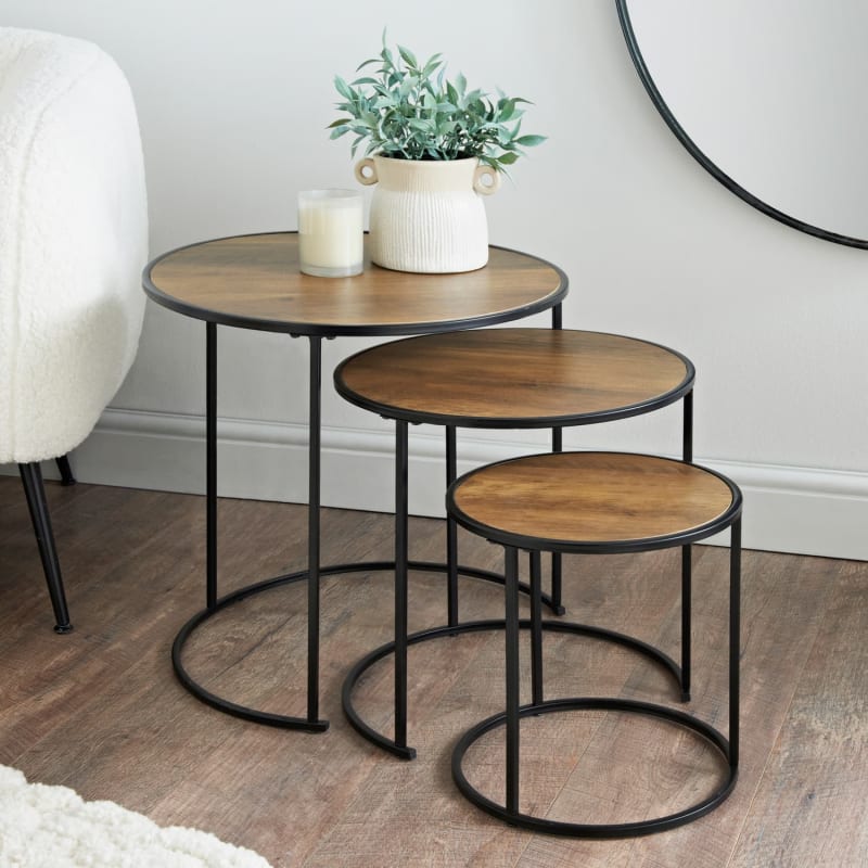 Tromso Set Of 3 Coffee Tables Coffee Tables B&M