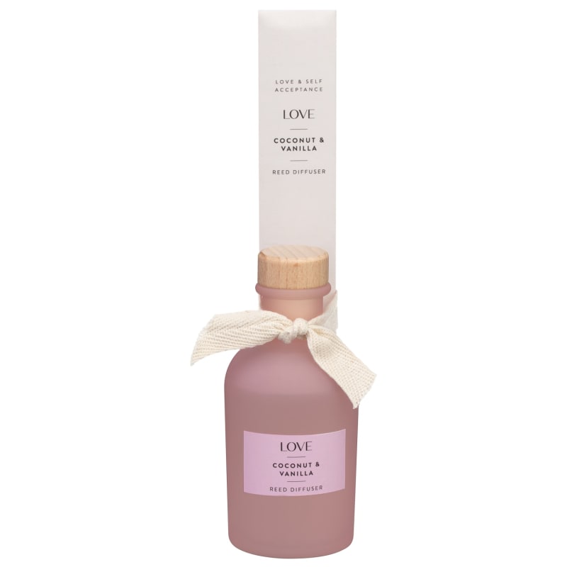 Love Reed Diffuser 100ml - Coconut & Vanilla | Candles & Diffusers | B&M