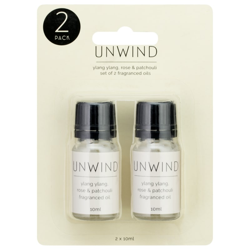 Spa Set of 2 Oils - Unwind | Candles & Diffusers | B&M