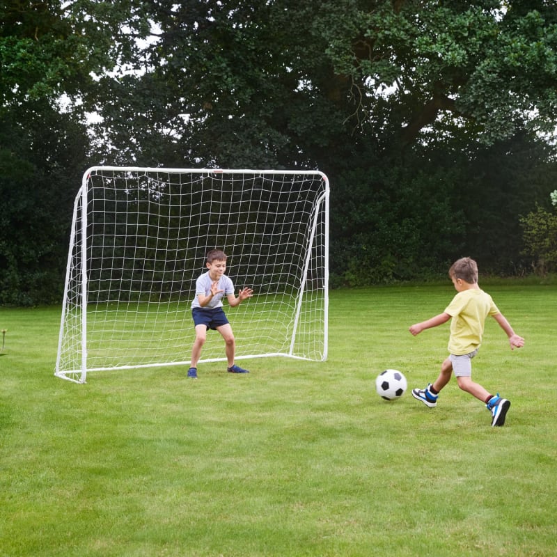 Metal Goal 8ft x 6ft | Outdoor Toys | B&M image.