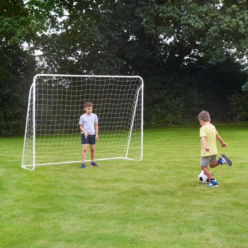 Metal Goal 8ft x 6ft | Outdoor Toys | B&M image.