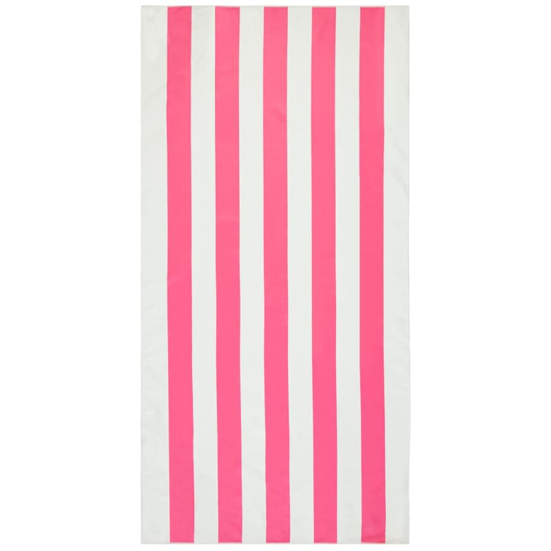 Beach Club Striped Beach Towel - Pink