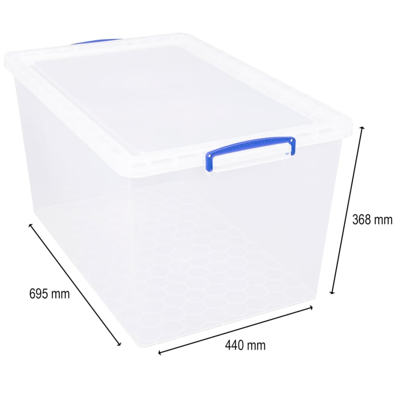 Nesting Storage Really Useful Nesting Boxes 3 x 83L | Storage Boxes | B&M