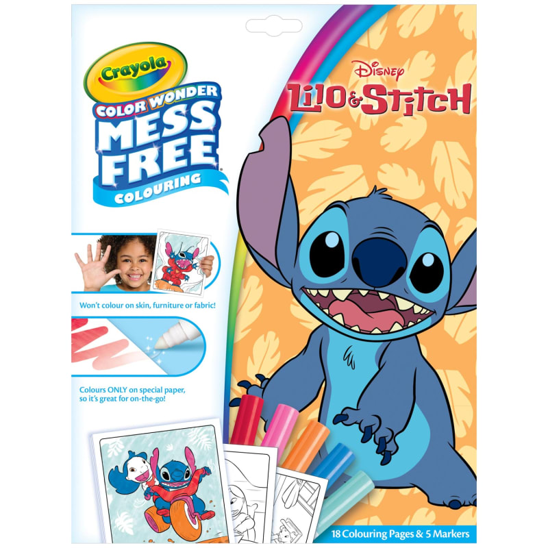 Crayola Colour Wonder Colouring Lilo & Stitch | Arts & Crafts | B&M