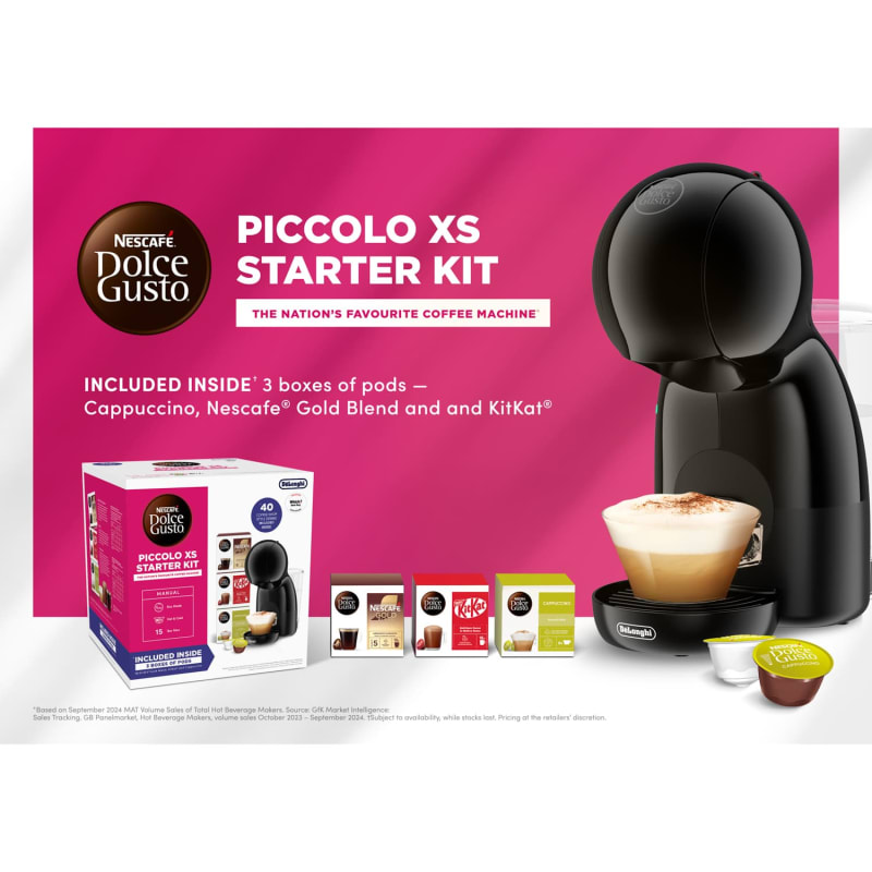 Dolce Gusto Piccolo XS Starter Kit Coffee Machines B&M