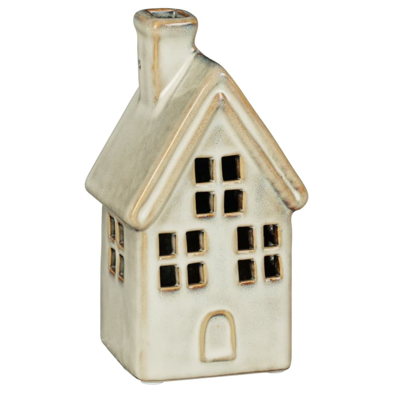 Ceramic Bo candle house - golden