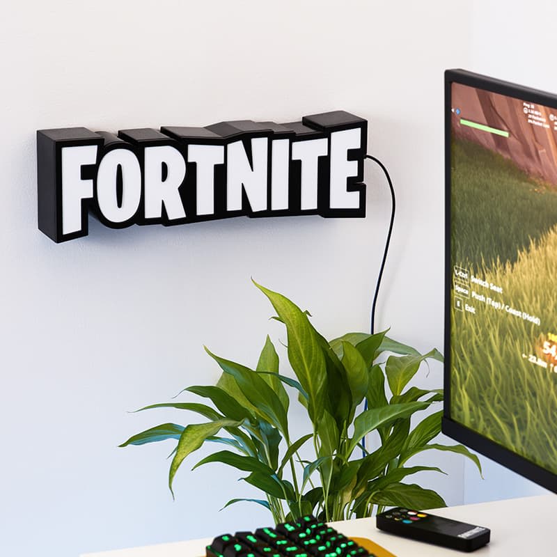 Fortnite Logo Light Gaming Accessories B&M