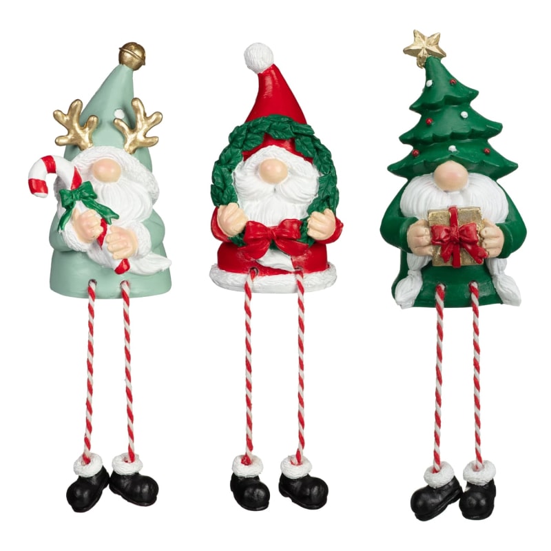 Gonk Shelf Sitter Wreath Christmas Decorations B&M