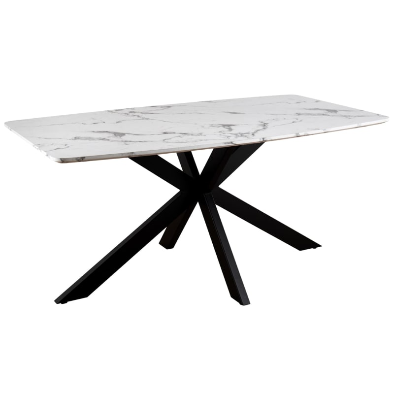 Zurich Marble Finish Dining Table | Dining Tables | B&M