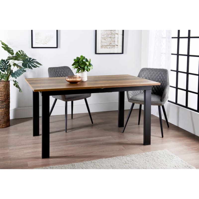 Tromso Rustic Oak Extendable Dining Table | Dining Furniture | B&M