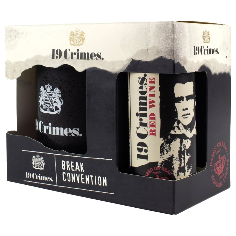 19 Crimes Wine Gift Set | Alcohol Gift Sets | B&M