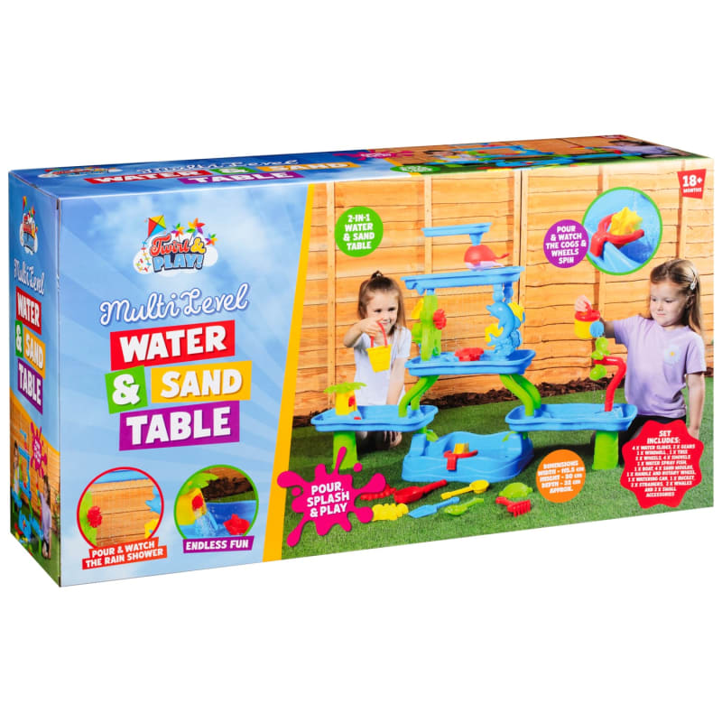 Multi-Level Water & Sand Table | Outdoor Toys | B&M