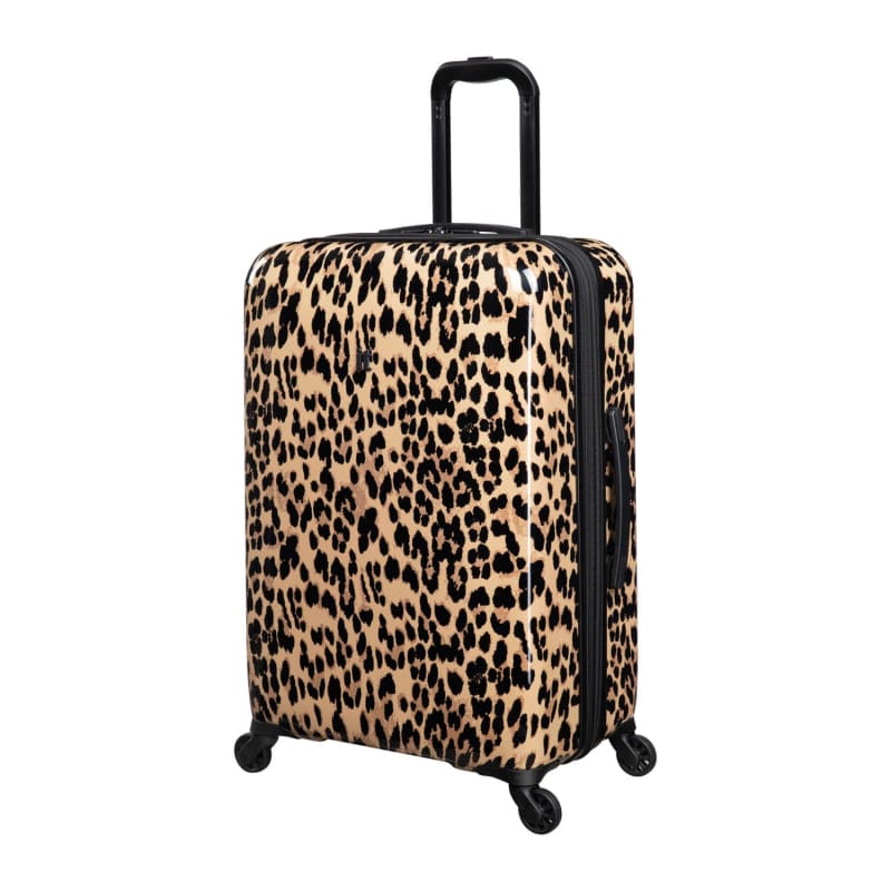 Leopard Print Medium Hard Shell Suitcase 67cm | Luggage | B&M