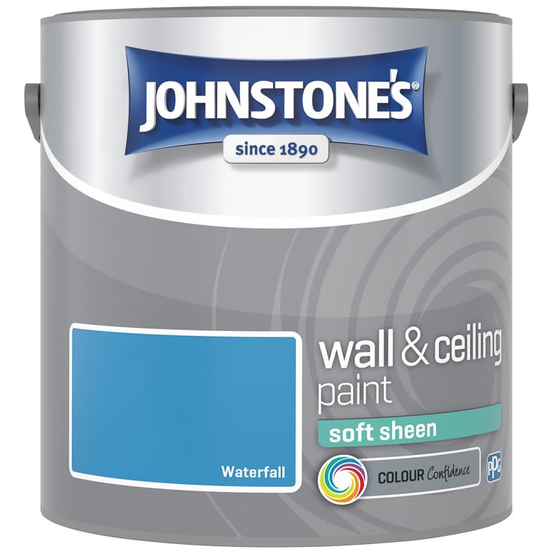 Johnstone's Paint Vinyl Soft Sheen Emulsion - Waterfall 2.5L