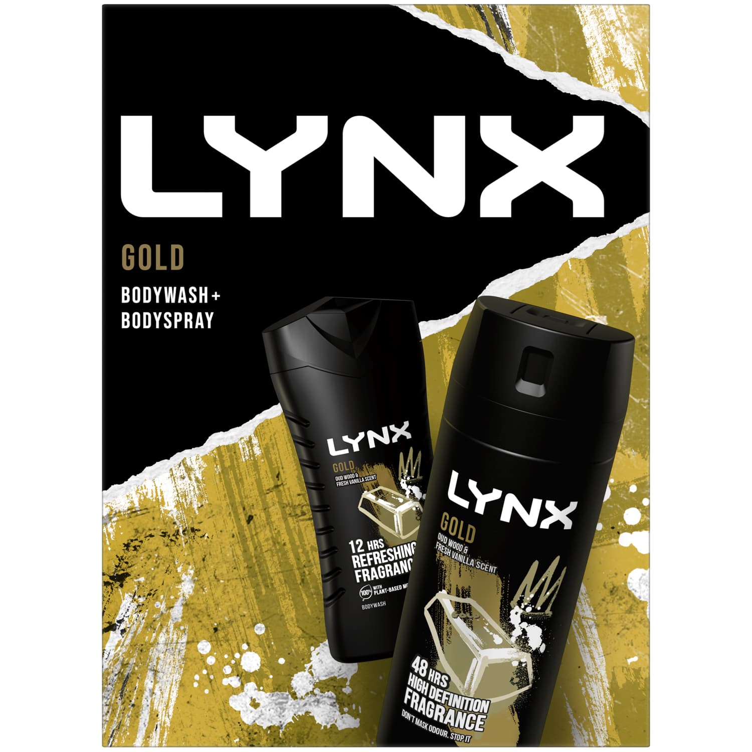 Lynx Gold Gift Set 2pc Gift Sets B&M