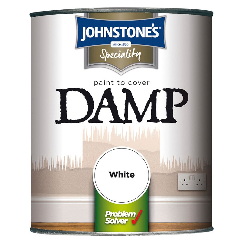 Johnstone's Paint to Cover Damp - White 750ml