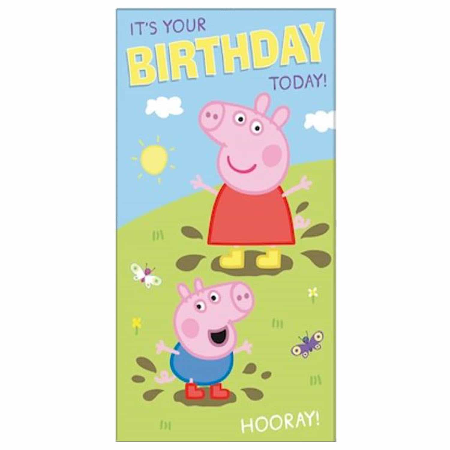 Peppa Pig Birthday Card Cards B&M