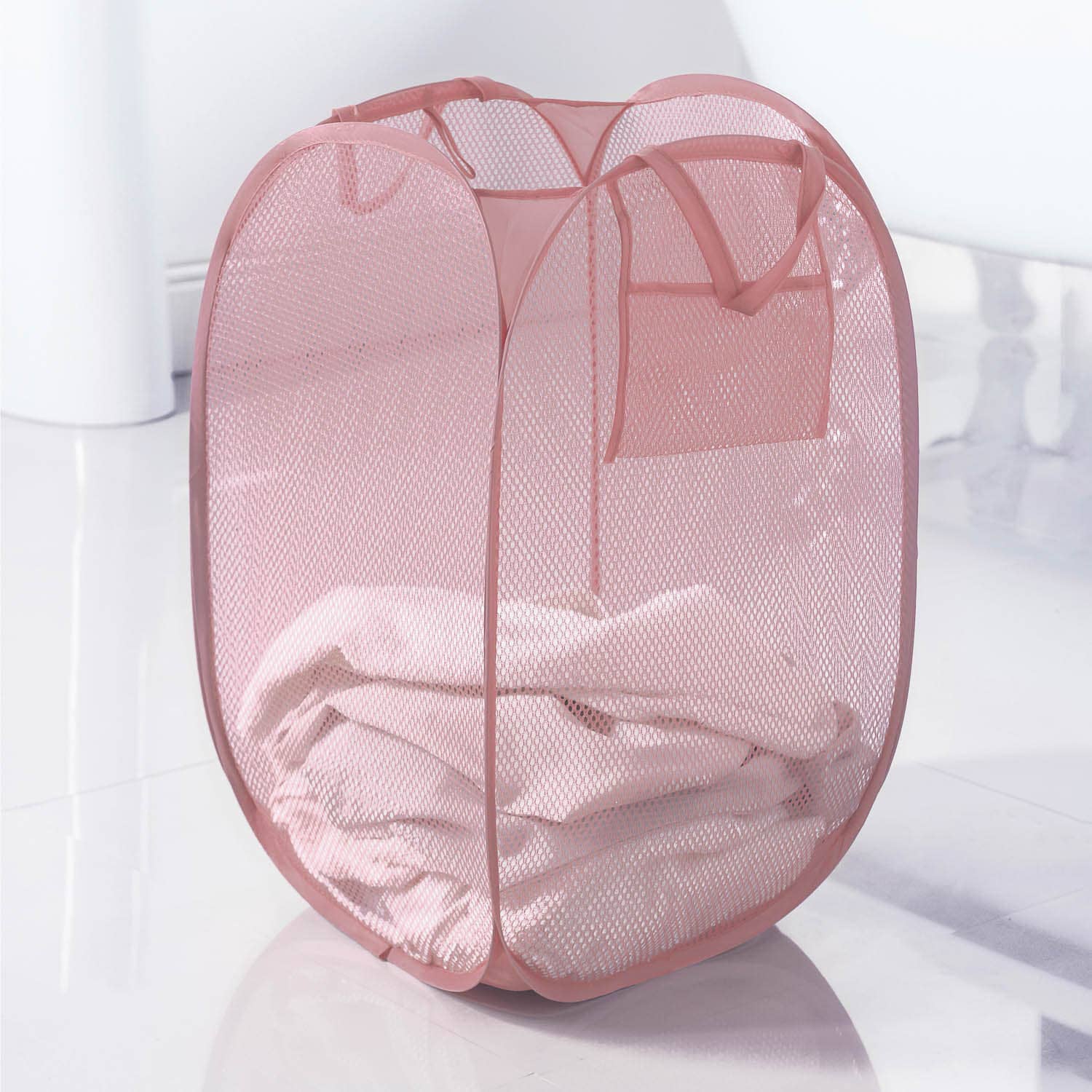 Mesh PopUp Laundry Hamper B&M