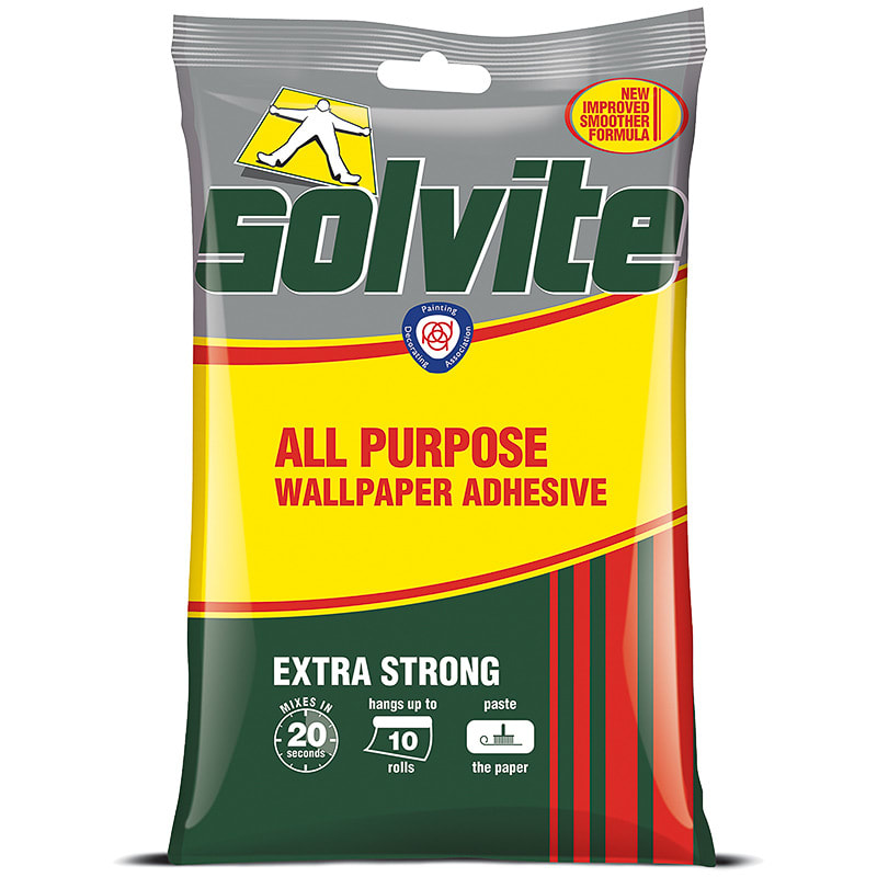 Solvite All Purpose Extra Strong Wallpaper Paste 10 Roll Pack