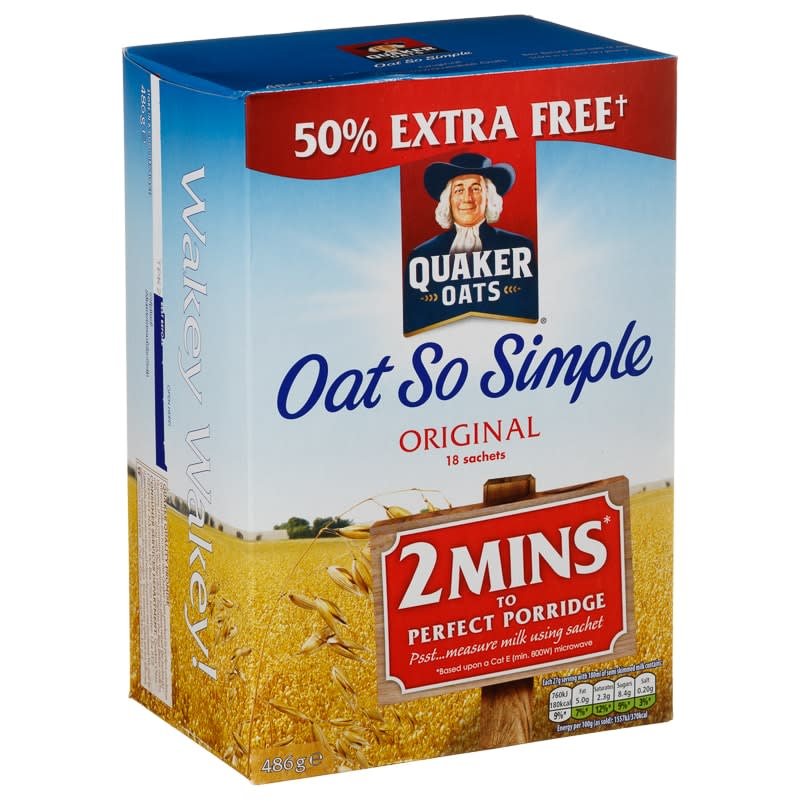 Quaker Oat So Simple 486g - Original