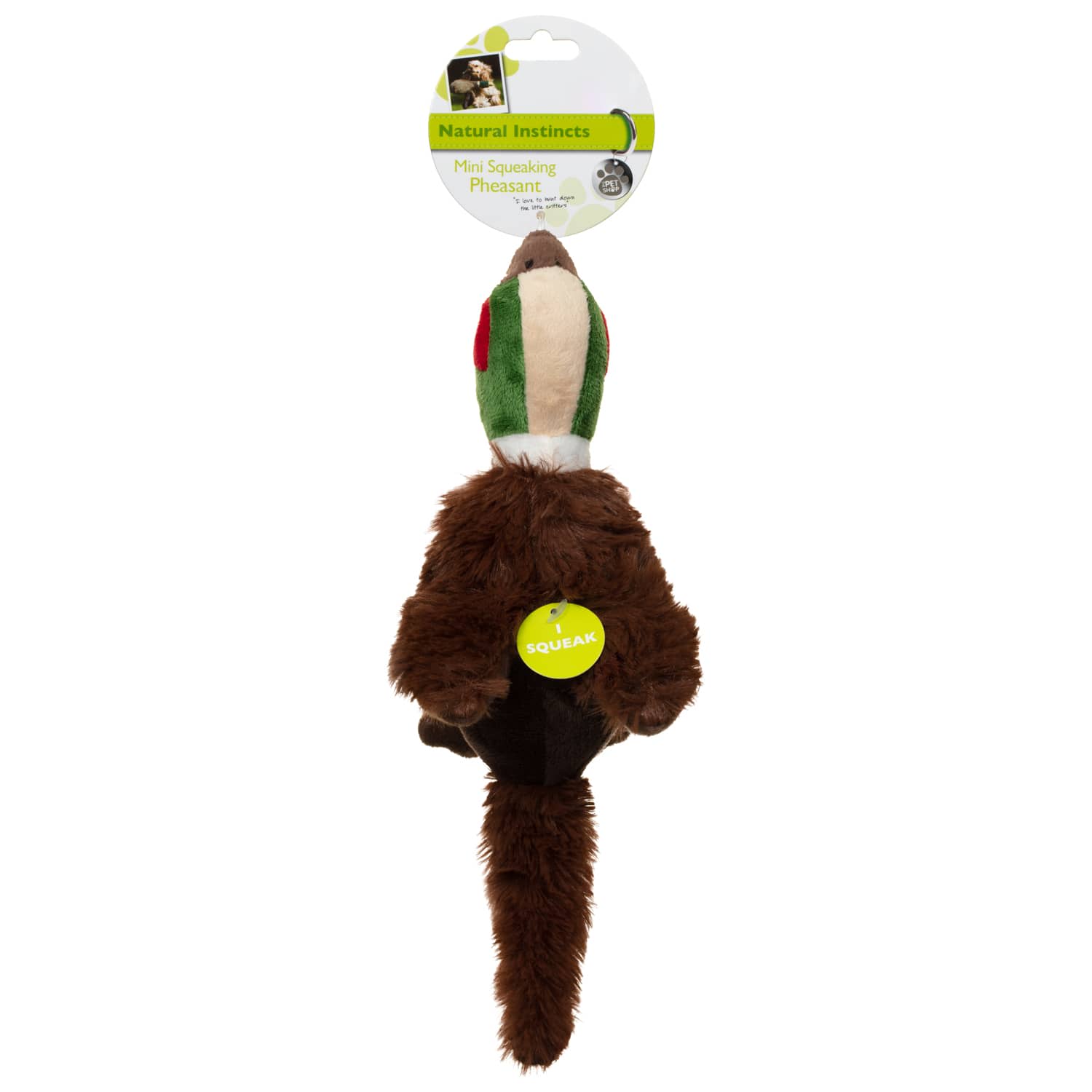 Mini Squeaking Bird Dog Toy Pheasant Dog Toys B&M