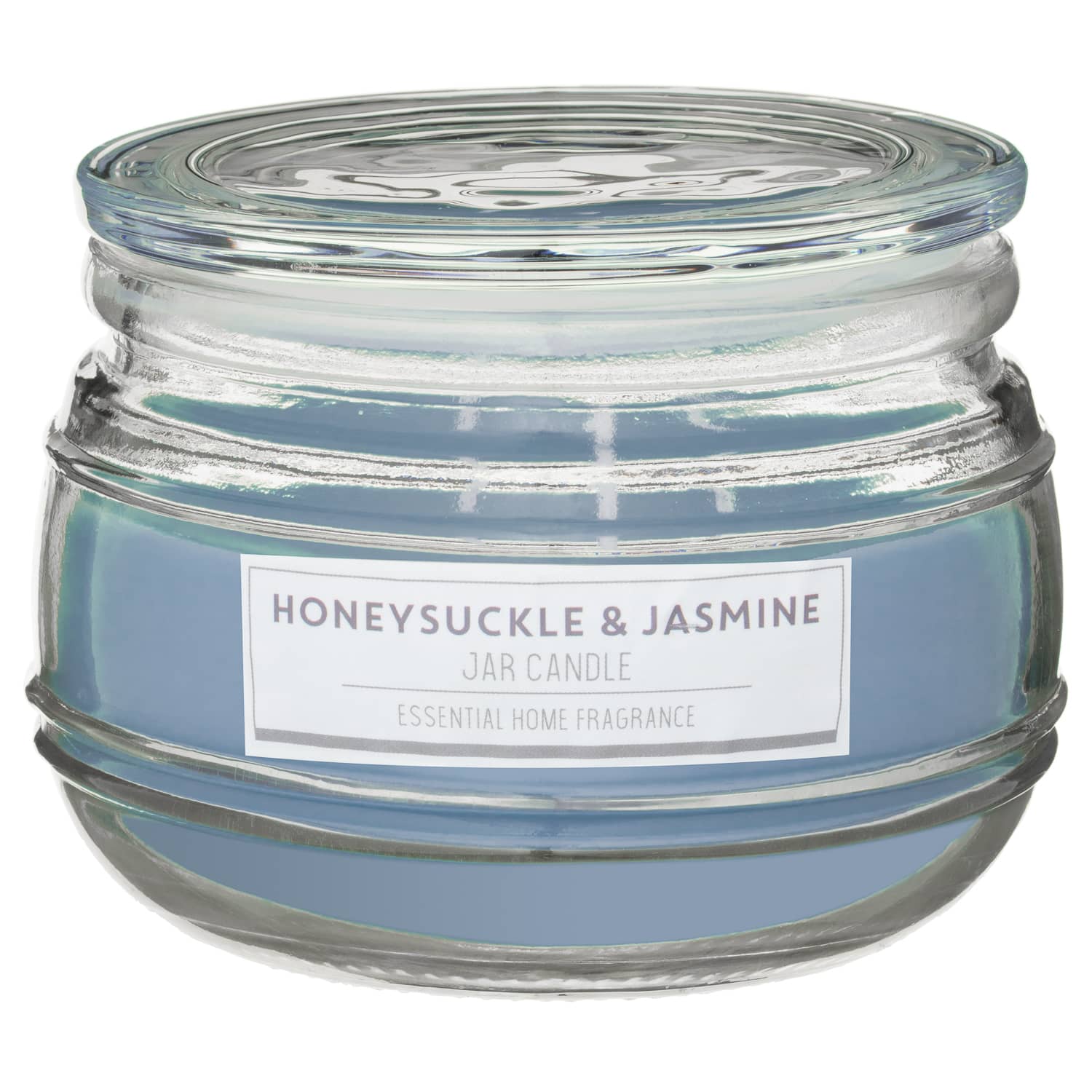 Large Scented Candle Jar Honeysuckle & Jasmine Candles B&M