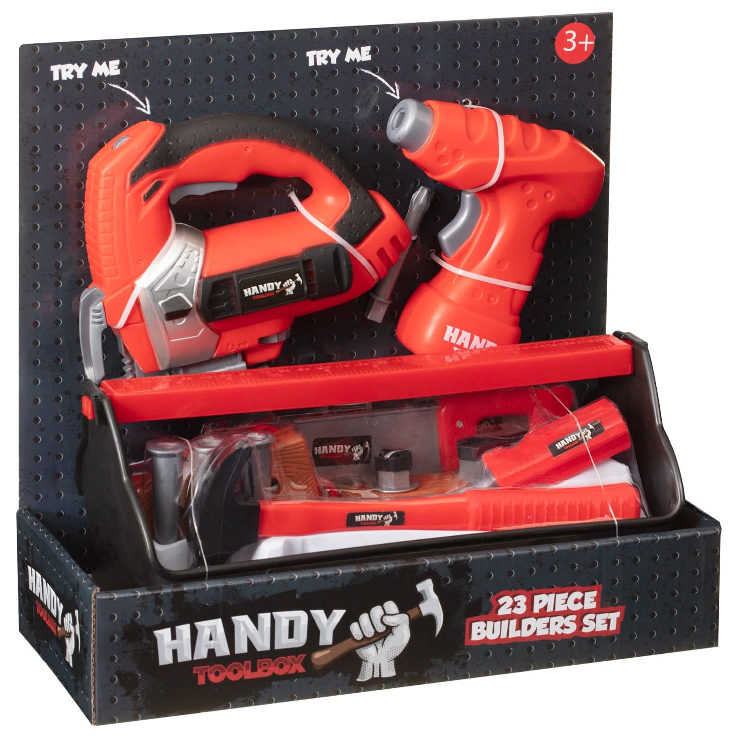 Builders Tool Kit 23pc Dress Up & Role Play Toys B&M