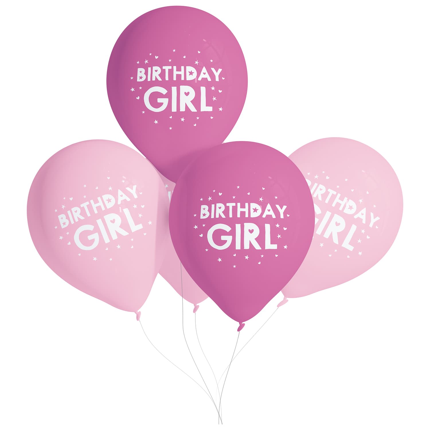 Birthday Girl Balloons 20pk Partyware B&M Stores