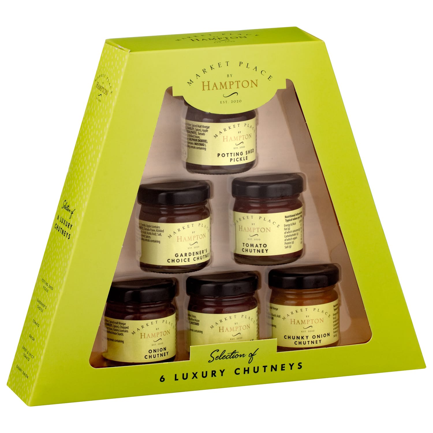 Hampton Chutney Selection 6pk Food & Drink Gifts B&M