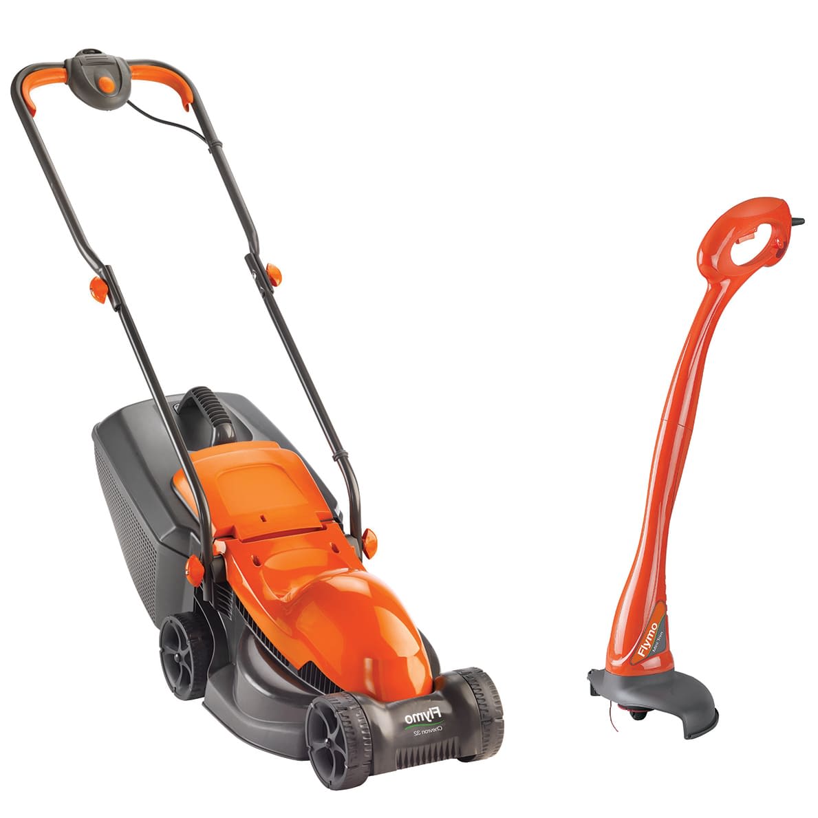 Offer BMStores Flymo Chevron 32 Lawnmower + Mini Trim BMStores