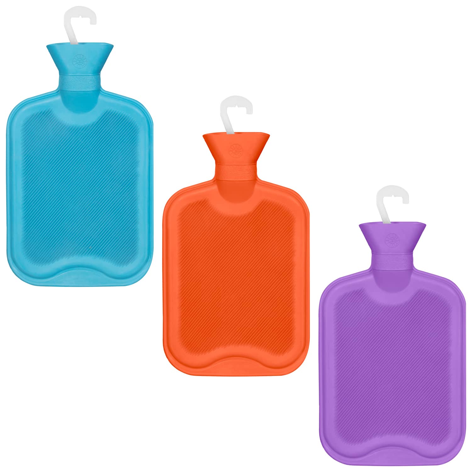 Hot Water Bottle 2 Litre Red Christmas Gifts B&M