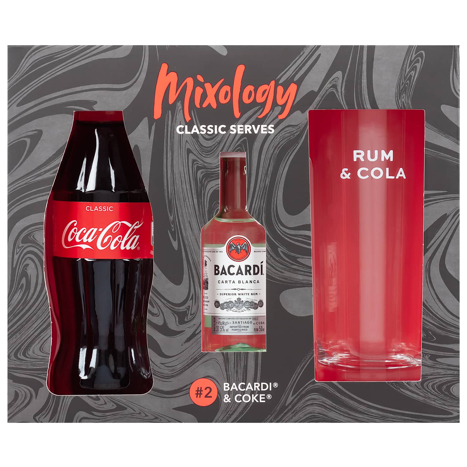 Mixology Classic Serves Bacardi & Coke Gift Set B&M