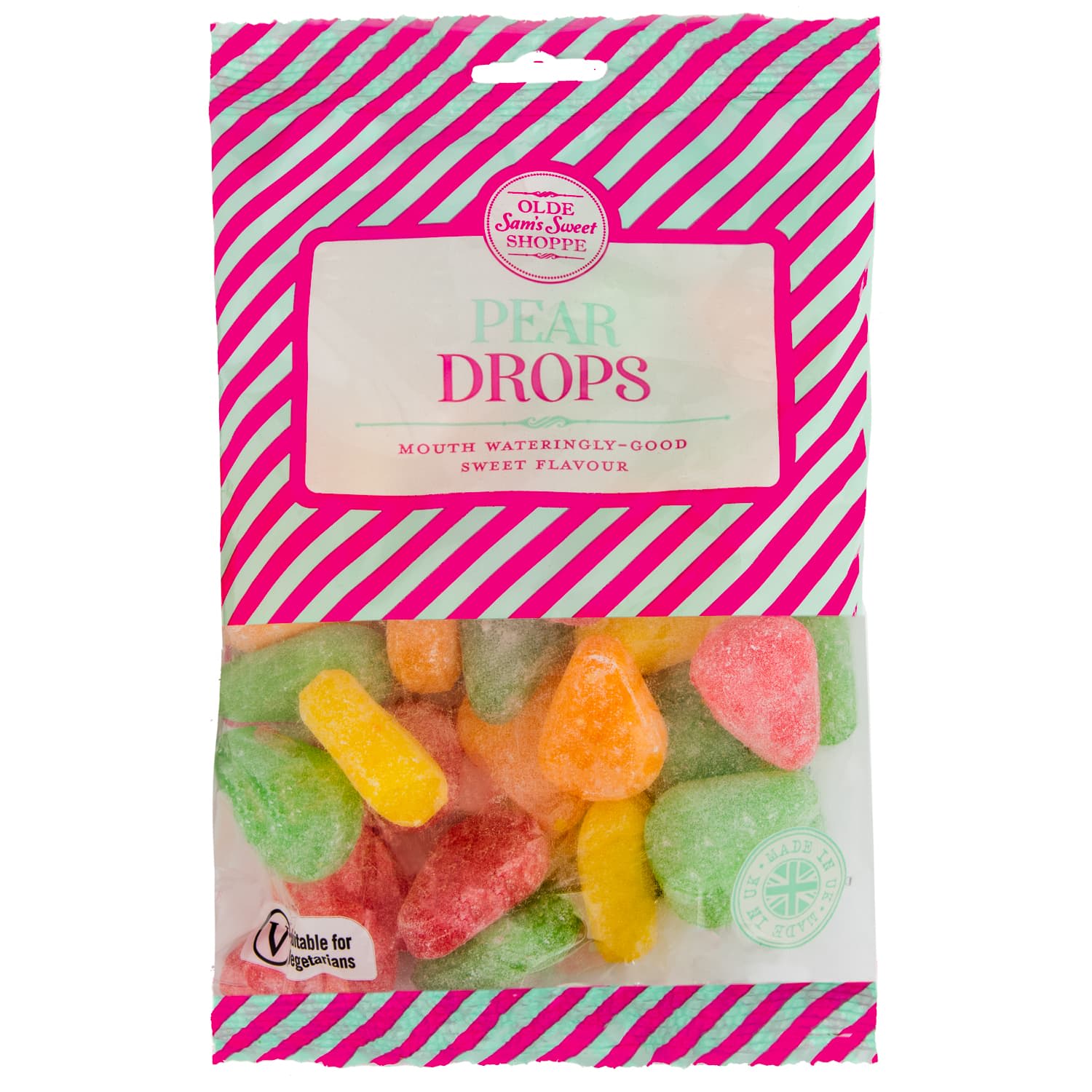Olde Sam's Pear Drops 300g Confectionery B&M