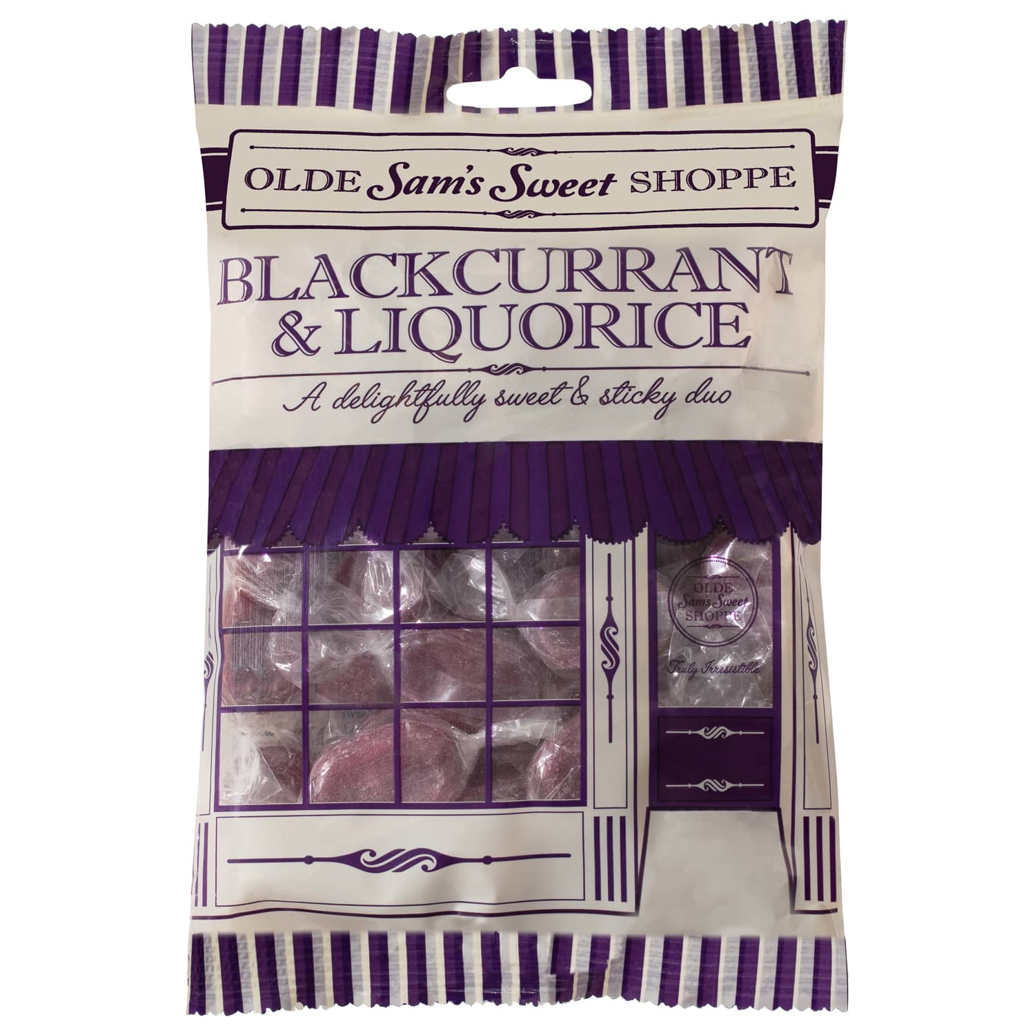 Olde Sam's Blackcurrant & Liquorice 300g Confectionery B&M