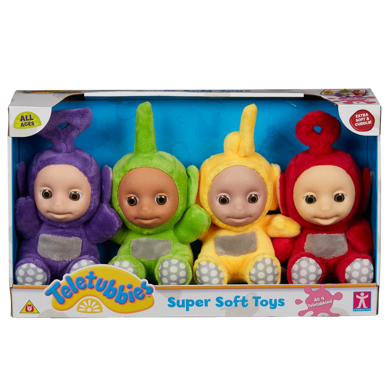 Teletubbies Super Soft Toys 4pk L Toys B M