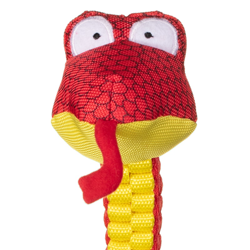 Mighty Python Tugging Dog Toy Yellow Dog Toys Pets B&M