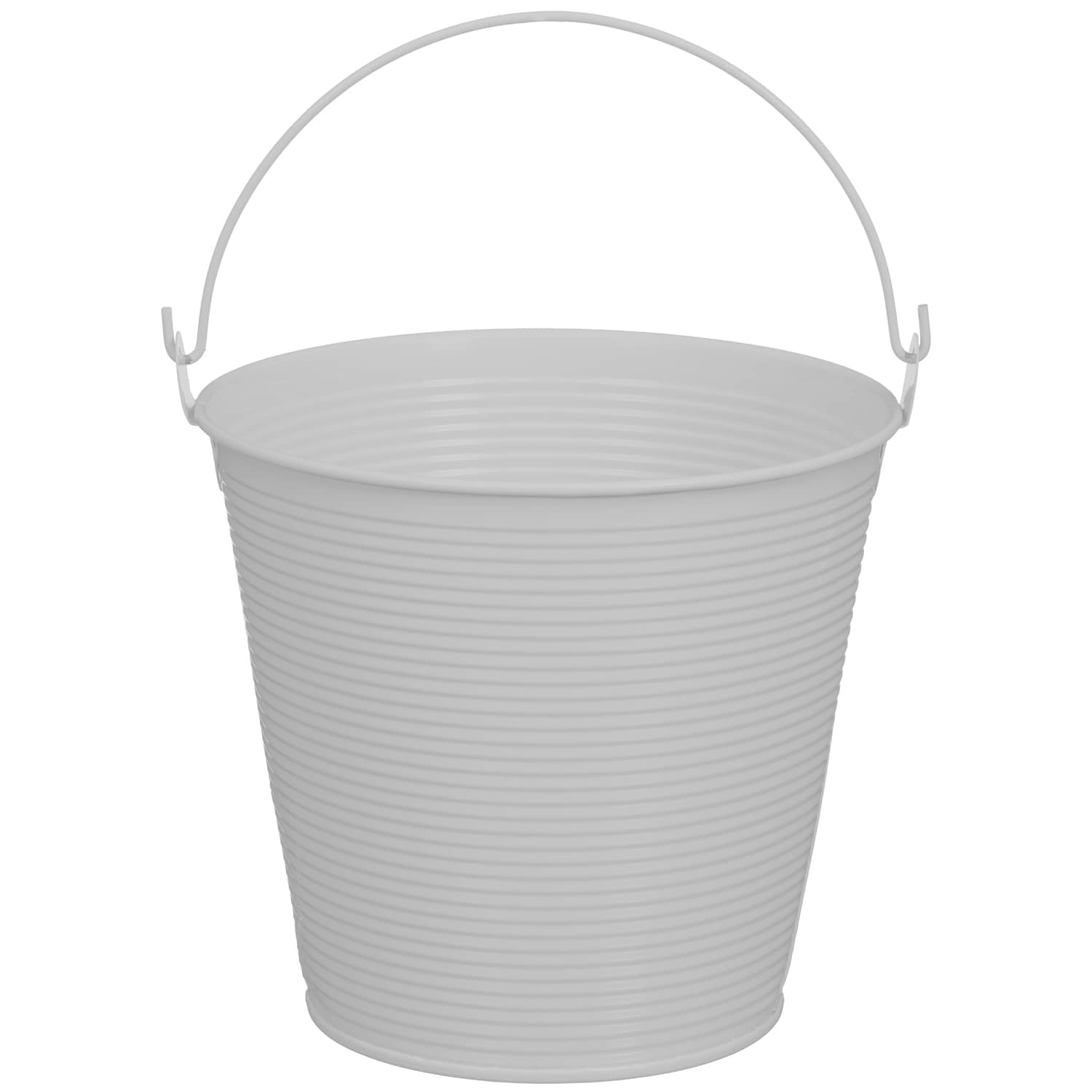 Table Decoration Cream Home Garden Planter Metal Bucket