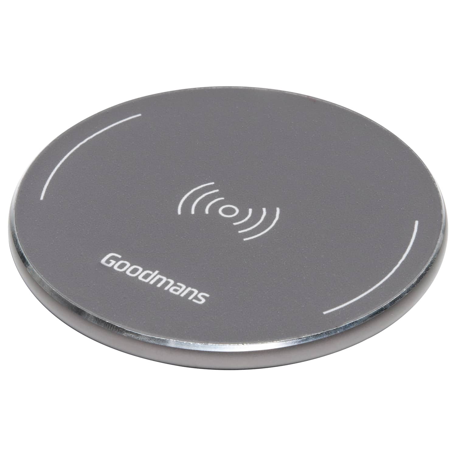 Goodmans Metallic Wireless Charging Pad Grey Chargers B M