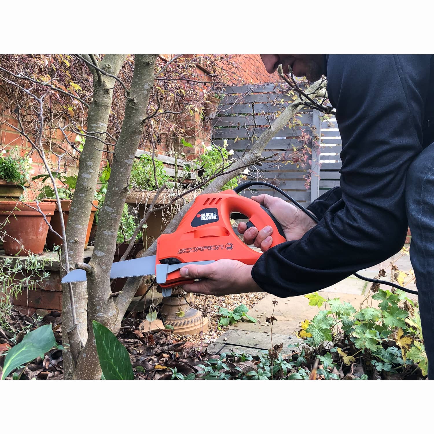 Black & Decker Scorpion Garden Power Saw Garden Power Tools B&M