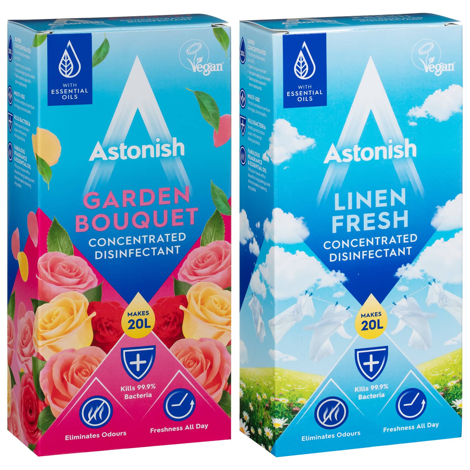 Astonish Concentrated Disinfectant 500ml Linen Fresh B&M