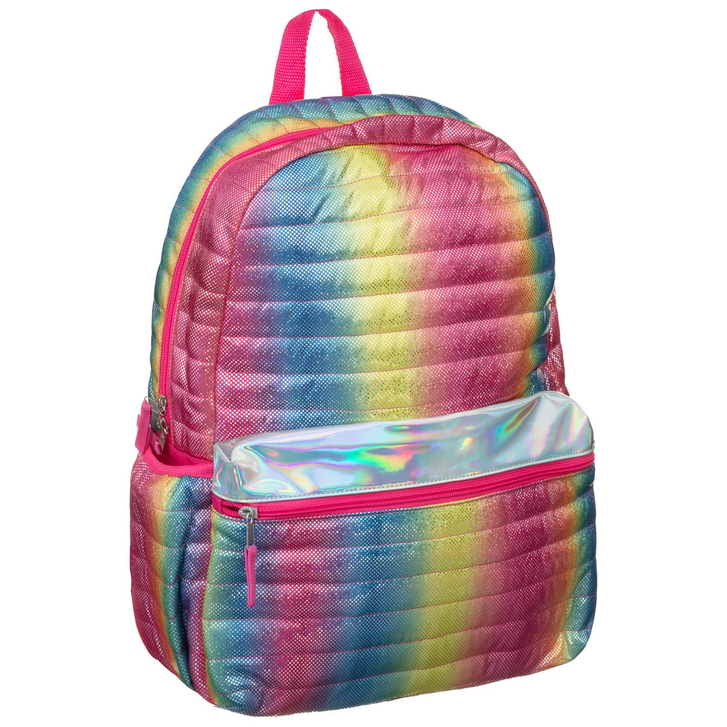 backpack with rainbow straps