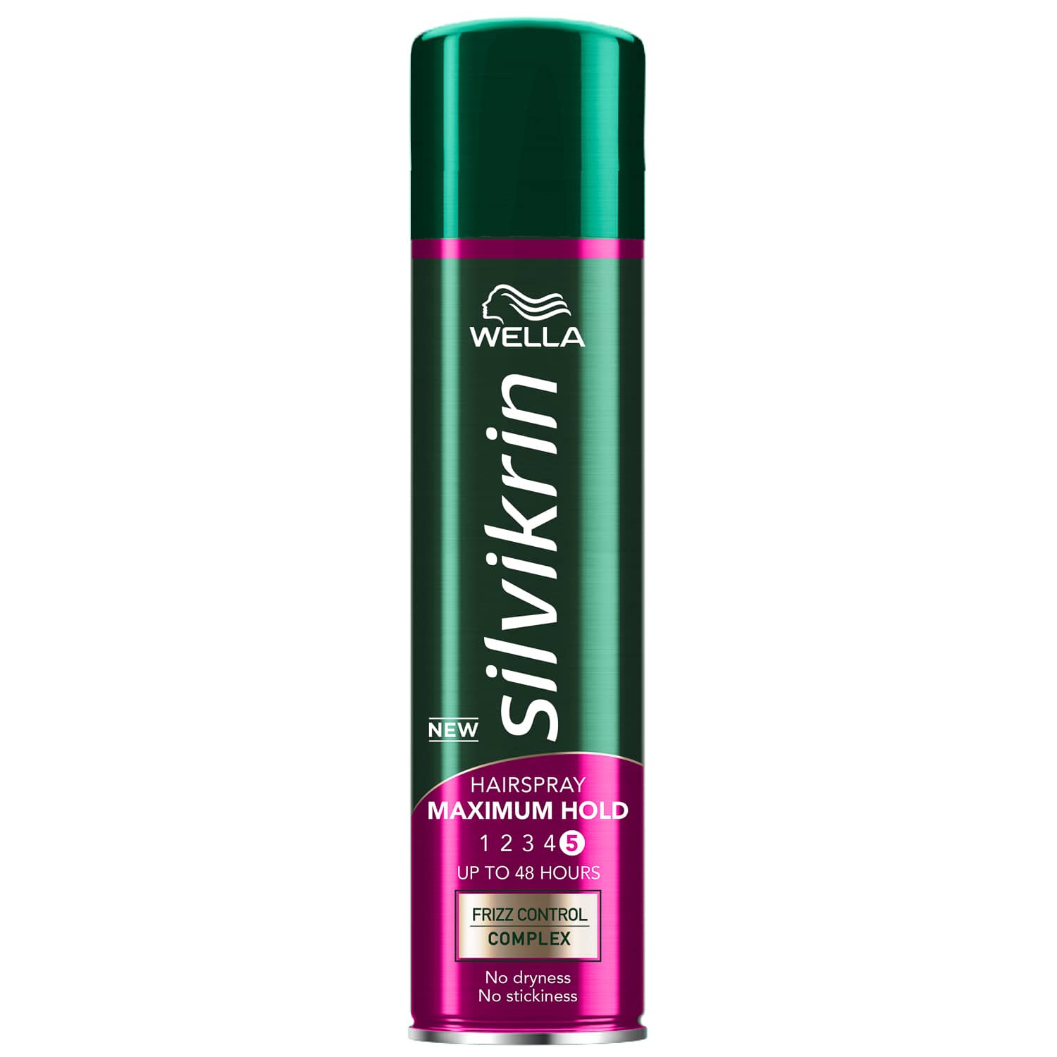 Wella Silvikrin Maximum Hold Hairspray 400ml Styling B&M