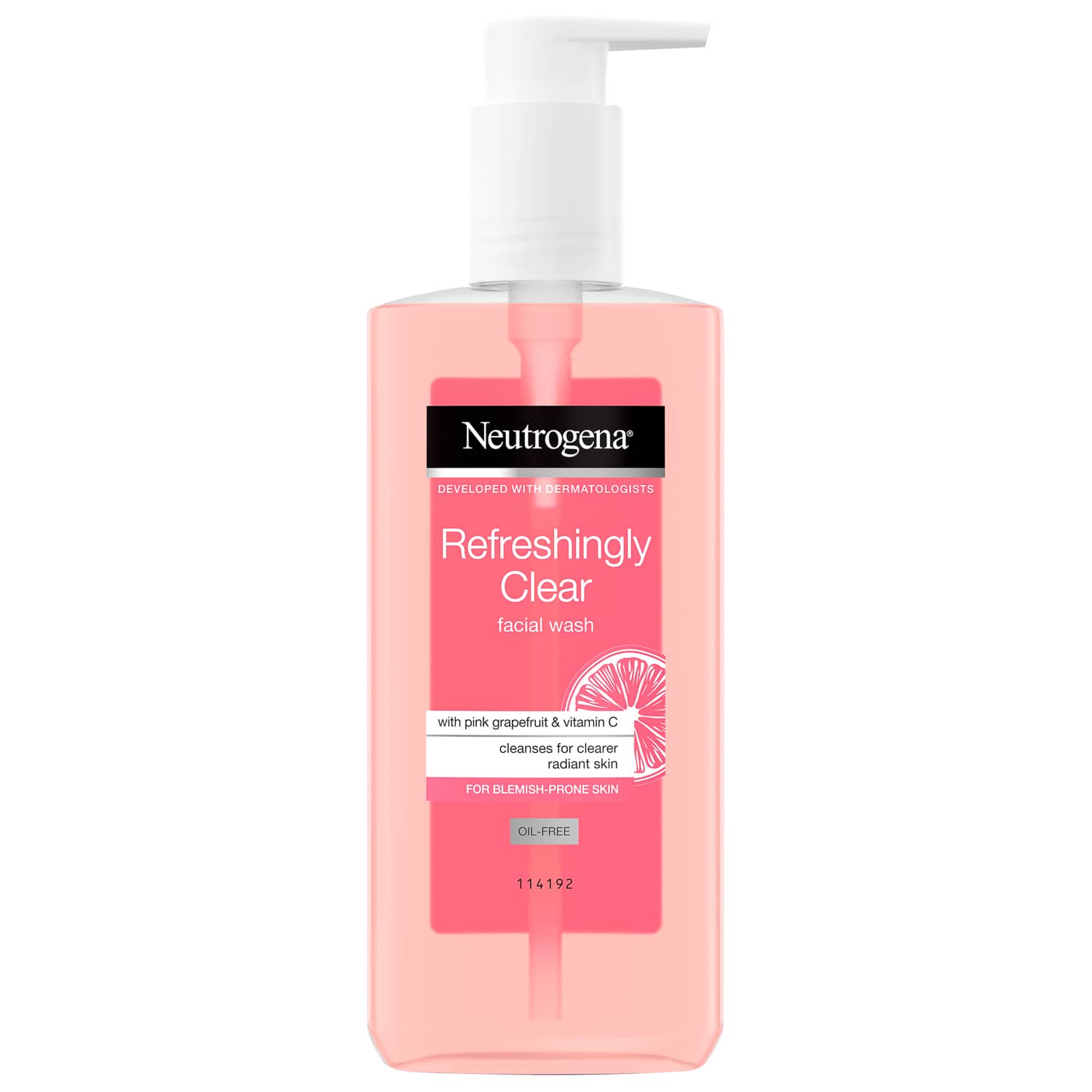 Nettoyant Visage Neutrogena Clear & Radiant 200ml Avec Vitamine C Et Pamplemousse Rose - Neuf UK
